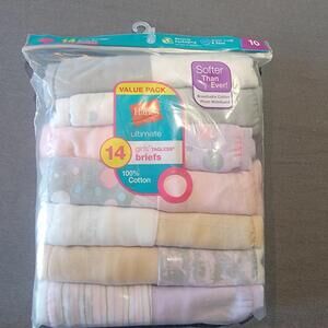 Tagless Hanes Briefs Underwear Sz 10 14 Pairs New With Tags MSRP $22.00
